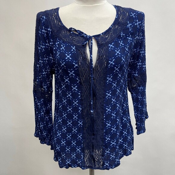 Jessica Simpson Women's Top Size Medium Blue - Picture 1 of 10